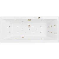 Акриловая ванна Excellent Pryzmat Slim 180x80 WAEX.PRY18S.ULTRA.BR с гидромассажем — фото 1, Ванны