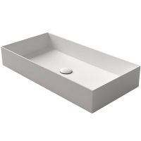 Раковина-чаша Simas Agile 80 AG80 bi Белая — фото 1, Раковины накладные