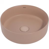 Раковина-чаша Abber Bequem 36 AC2108MBB Бежевая матовая — фото 1, Раковины накладные