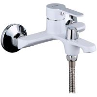 Смеситель для ванны Frap H41 F3241 Белый Хром — фото 2, Смеситель для ванны