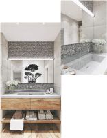 Товар: Стеклянная мозаика Bonaparte Trend Silver 30х30 см - фото 3 Стеклянная мозаика Bonaparte Trend Silver 30х30 см — фото 3, Мозаика