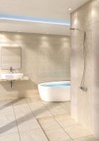 Керамический бордюр Beryoza Ceramica (Береза керамика) Дубай светло-бежевый 5,4х50 см — фото 2, Керамическая плитка