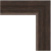 Зеркало Evoform Exclusive 91х61 BY 1174 с фацетом в багетной раме - Палисандр 62 мм — фото 3, Мебель для ванной