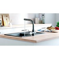 Смеситель для кухни Paulmark Essen Es213011-308 Черный — фото 2, Смесители для кухни