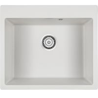 Кухонная мойка Paulmark Kante 60 PM106052-WH Белая — фото 1, Кухонные мойки