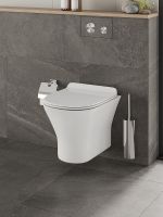 Унитаз Orange C01-100W подвесной с сиденьем Микролифт — фото 2, Унитазы