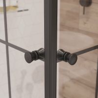 Товар: Душевой уголок Niagara Nova 100х100 NG-0100-14 профиль Черный стекло прозрачное - фото 3 Душевой уголок Niagara Nova 100х100 NG-0100-14 профиль Черный стекло прозрачное — фото 3, Душевые уголки