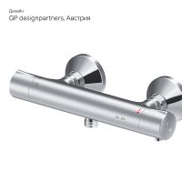 Товар: Смеситель для душа AM.PM Like F8040000 с термостатом Хром - фото 7 Смеситель для душа AM.PM Like F8040000 с термостатом Хром — фото 7, Смеситель для душа