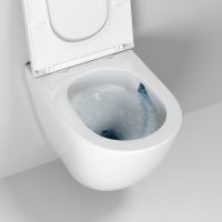 Унитаз Grossman GR-4483SQ подвесной Белый глянцевый с сиденьем Микролифт — фото 4, Унитазы