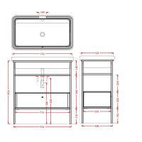 Товар: Консоль под раковину Artceram Fuori 80 ACA057 56 Moka - фото 3 Консоль под раковину Artceram Fuori 80 ACA057 56 Moka — фото 3, Консоли для раковины
