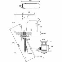 Товар: Смеситель для раковины Ravak Flat FL 013.00 X070117 Хром - фото 4 Смеситель для раковины Ravak Flat FL 013.00 X070117 Хром — фото 4, Смесители