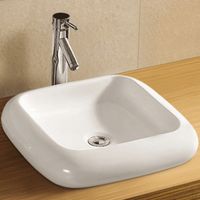 Раковина-чаша WeltWasser Elbach 3061 46 10000003867 Белый глянец — фото 1, Раковины накладные