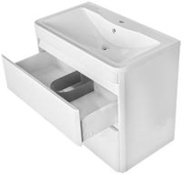 Тумба под раковину Style Line Атлантика Люкс Plus 100 Белая арт-СС-00000692 — фото 5, Тумбы под раковину