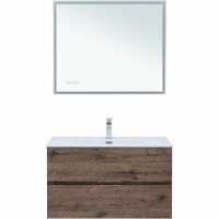 Товар: Тумба под раковину Aquanet Алвита New 90 334187 подвесная Дуб веллингтон табак - фото 8 Тумба под раковину Aquanet Алвита New 90 334187 подвесная Дуб веллингтон табак — фото 8, Тумбы под раковину