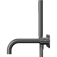 Смеситель для ванны Whitecross Y gunmetal Y1240GM Оружейная сталь — фото 2, Смесители