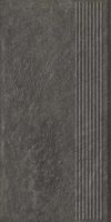 Ступень Ceramika Paradyz Carrizo Basalt Stopnica Prosta Struktura Mat 30х60 см — фото 1, Ступени и клинкер