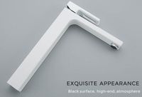 Смеситель для раковины Gappo G17-8 G1017-2 Белый Хром — фото 7, Смесители для раковины