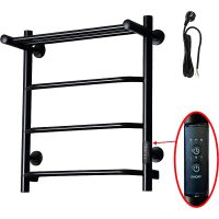 Электрический полотенцесушитель Тругор ПЭК 6П СП 60x50 с полкой Черный — фото 1, Электрические полотенцесушители