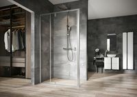 Душевая стенка Ravak Nexty NPS-90 90O70U00Z1 профиль Сатин стекло Transparent — фото 2, Боковые стенки