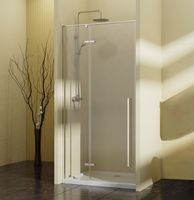 Душевая дверь Vincea Slim-N 90 VDPH-5SN900CL профиль Хром стекло прозрачное — фото 3, Распашные душевые двери