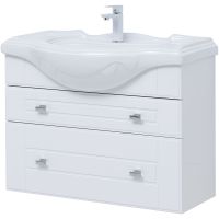 Товар: Тумба под раковину Aquanet Рондо 85 304289 подвесная Белый глянец - фото 4 Тумба под раковину Aquanet Рондо 85 304289 подвесная Белый глянец — фото 4, Тумбы под раковину