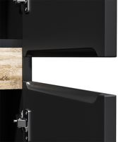 Шкаф пенал AM.PM X-Joy 30 M85ACHR0306BM подвесной Черный матовый — фото 3, Пеналы для ванной комнаты