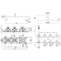 Душевая система Paffoni Modular Box с термостатом Черная матовая арт-KITMB000NO — фото 10, Встраиваемые душевые комплекты