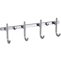 Вешалка для полотенец Gappo G201-4 Хром — фото 1, Крючки для полотенец