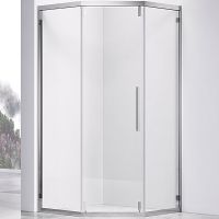 Душевой уголок Vincea Show 100x100 VSP1-4SH100CL профиль Хром стекло прозрачное — фото 1, Душевые уголки трапеция