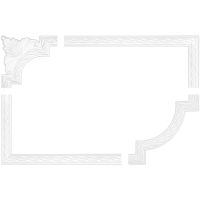 Угловой элемент молдинга Перфект AC204-11 21x230x230 мм — фото 2, Молдинги