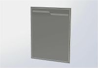 Зеркало Aquanet Модена 75 198492 с подсветкой Белое — фото 3, Зеркала в ванную комнату