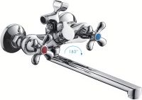 Товар: Смеситель для ванны Frap H731 F22731-B универсальный Хром - фото 2 Смеситель для ванны Frap H731 F22731-B универсальный Хром — фото 2, Смесители