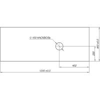 Столешница под раковину Allen Brau Infinity 120 R Серый структ арт-1.21014.G-S — фото 6, Столешницы под раковину