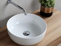 Раковина-чаша Scarabeo Glam 33 1808 Белая — фото 2, Раковины накладные