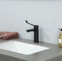 Смеситель для раковины Gappo G21-6 Черный матовый арт-G1021-6 — фото 12, Смесители для раковины