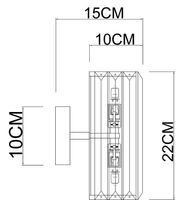 Товар: Настенный светильник Artelamp Santorini A1049AP-2GO Золото Прозрачный - фото 4 Настенный светильник Artelamp Santorini A1049AP-2GO Золото Прозрачный — фото 4, Светильники
