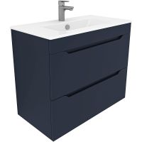 Тумба под раковину Aquanet Практика 80 330460 подвесная Маренго — фото 1, Тумбы под раковину