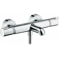 Смеситель для ванны Hansgrohe Ecostat Comfort 13114000 с термостатом Хром — фото 1, Смесители