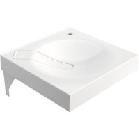 Раковина Paola Sergio 60 на стиральную машину Белая глянцевая — фото 1, Раковины