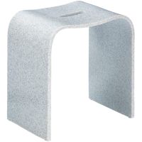 Стульчик для ванной Geralis T-DS-V Серый с вырезом — фото 3, Сиденья