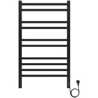 Электрический полотенцесушитель Aquatek Альтаир П10 500x900 AQ EL KP1090BL Черный муар — фото 1, Электрические полотенцесушители