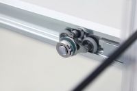 Душевой уголок Black&White Stellar Wind S502 5021010 профиль Серебристый хром стекло прозрачное — фото 5, Душевые уголки