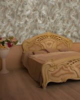 Обои Solo Illusion 168405-26 Винил на флизелине (1,06*10,05) Коричневый/Бирюзовый, Абстракция/Штукатурка — фото 2, Обои для стен