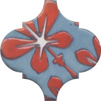 Керамический декор Kerama Marazzi Арабески Майолика орнамент OS\A32\65000 6,5х6,5 см — фото 1, Керамическая плитка