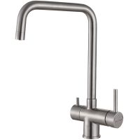 Смеситель для кухни Paulmark Wetter We213030-SS Нержавеющая сталь — фото 1, Смесители для кухни