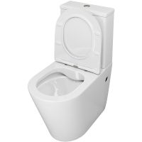 Унитаз компакт Grossman Color GR-4480S Белый глянцевый с бачком и сиденьем Микролифт — фото 3, Напольные унитазы