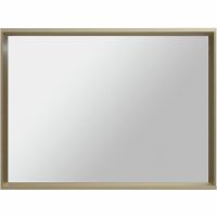 Зеркало Allen Brau Reality 100 1.32020.03 с подсветкой Латунь браш с сенсорным выключателем — фото 2, Мебель для ванной