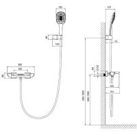 Смеситель для ванны Timo Helmi 4024/00-16Y Хром Белый — фото 13, Смеситель для ванны