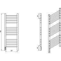 Товар: Электрический полотенцесушитель Laris Лаванда ЧК П12 300х900 L 73207618 Белый муар - фото 10 Электрический полотенцесушитель Laris Лаванда ЧК П12 300х900 L 73207618 Белый муар — фото 10, Электрические полотенцесушители