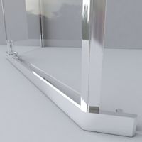 Душевой уголок Vincea Stresa 90x90 VSP-1S900CH профиль Хром стекло шиншилла — фото 6, Душевые уголки трапеция